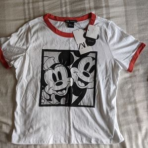 Zara Mickey Shirt